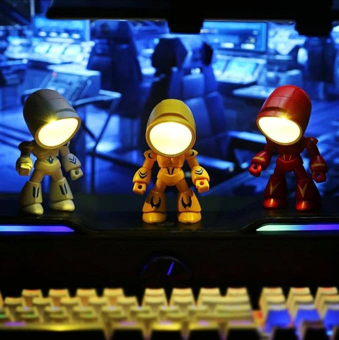 Mini Night Light Hero Cartoon Cute LED Gifts Desk Lamp