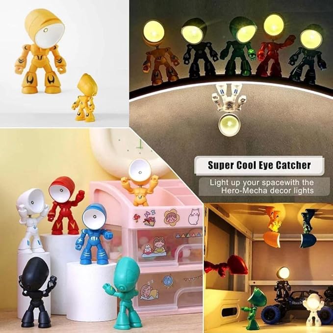 Mini Night Light Hero Cartoon Cute LED Gifts Desk Lamp