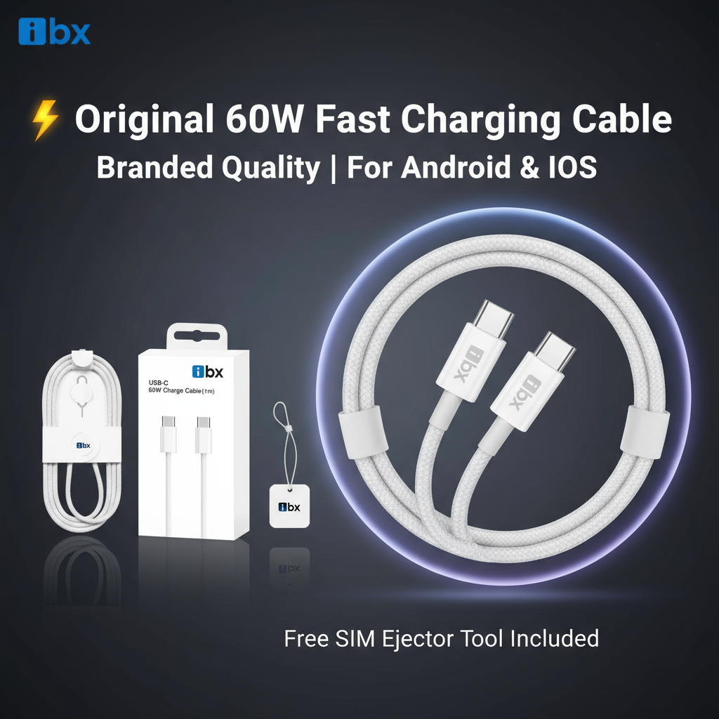 IBX 60W Fast Charging Type-C Cable – For Android