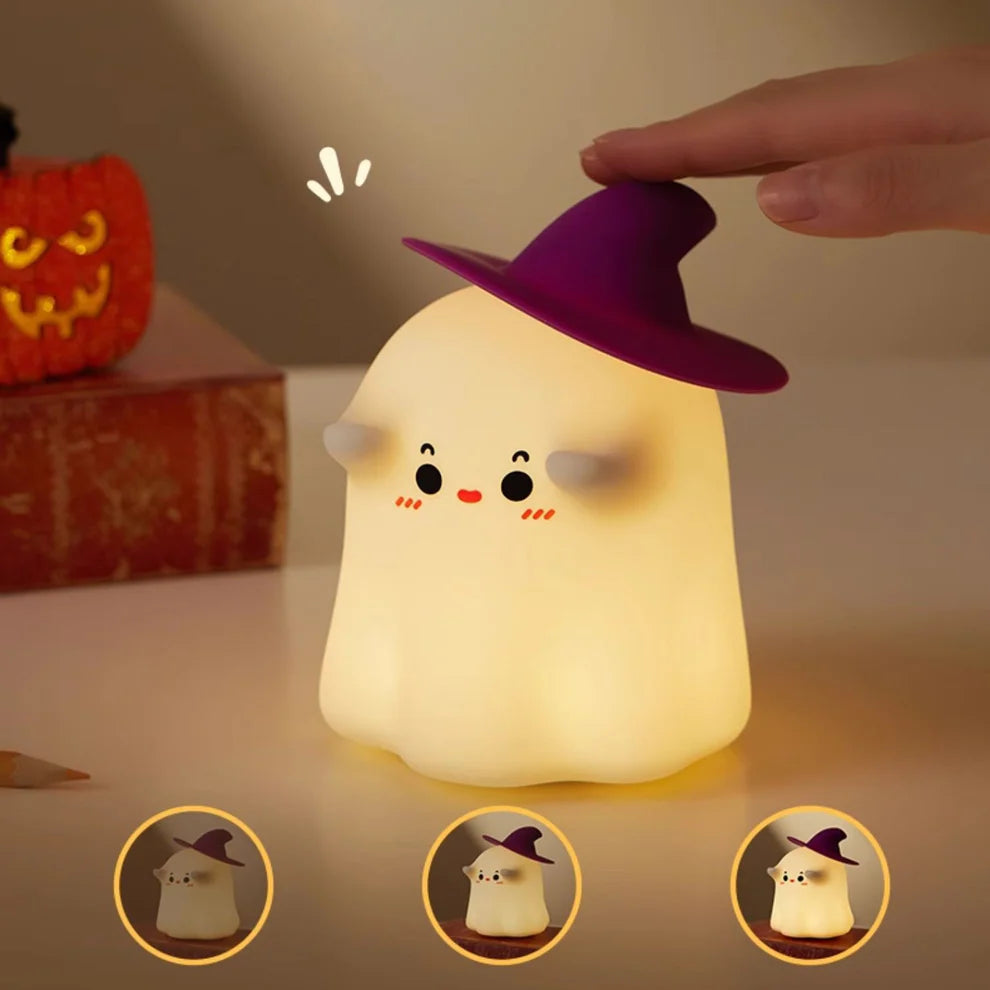 Cute Ghost  Silicone Lamp