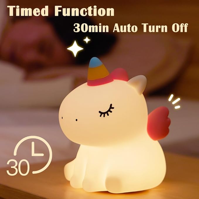 Cute Unicorn Silicone Lamp