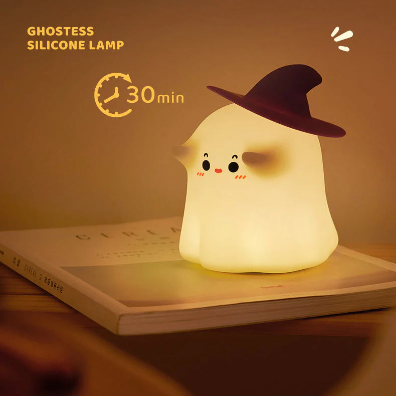 Cute Ghost  Silicone Lamp