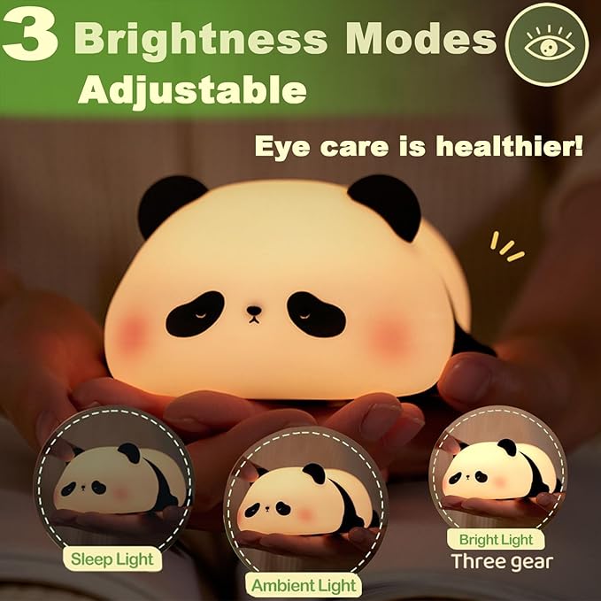 Cute Panda silicon lamp