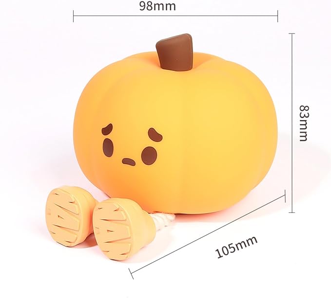 Cute Pumpkin Silicone Lamp