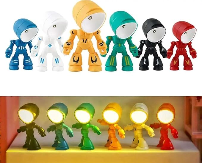 Mini Night Light Hero Cartoon Cute LED Gifts Desk Lamp