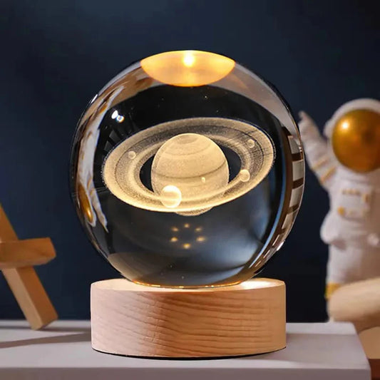 3D Crystal Ball  Saturn